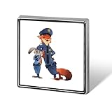 ピンバッジ ズートピア ブローチ 徽章 ボタンブローチ 缶バッジ 合金製 襟章 アクセサリー 正方形 お洒落 軽量 人気