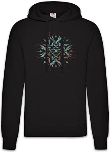 Sweat à capuche Tattoo Abstract Urban Backwoods sweat-shirt noir homme taille XL