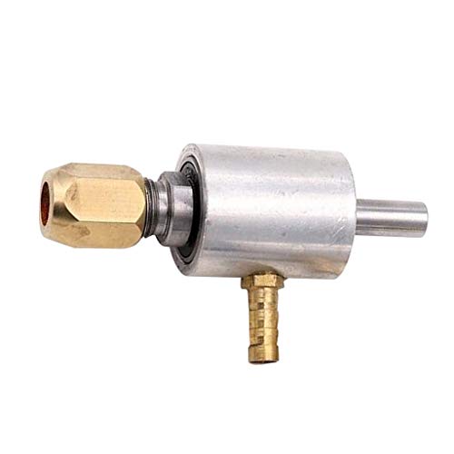 Water Swivel for Straight Shank Glass Marble Ceramic Glass Drilling Watering, Drill Swivel for Chuck of Bench Drill - as described, 10mm Shank 10mm