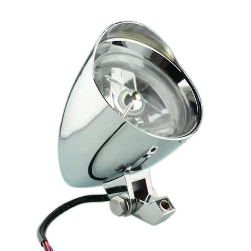 Feux avant phare de conversion moto vintage en métal pour vos balades et road trips de week-end