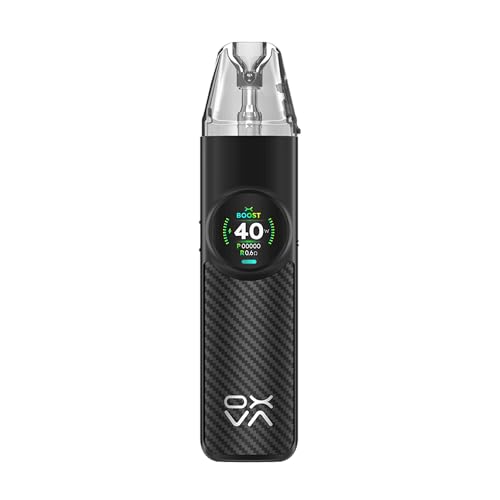 OXVA NeXLIM Black Warrior 2 ml – Kit Pod 40 W, batería 1500 mAh, Dual Mesh, modos Boost & Eco, pantalla 0,85”, flujo de aire regulable – cigarrillo electrónico sin nicotina ni líquido