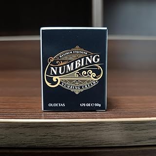 Oudetas Numbing Cream for skin: Extra Strength with Emu Oil and Arnica 1.35 oz