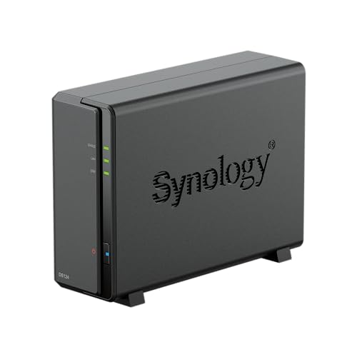 Synology DS124 1-Bay Diskstation NAS (Realtek RTD1619B 4-Core 1.7 GHz 1GB DDR4 RAM 1xRJ-45 1GbE LAN-Port) 4TB Bundle mit 1x HAT3300-4T