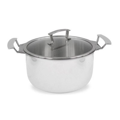 True Induction Stainless Steel Multi-Ply Clad Dishwasher Safe Gourmet 5.0 L Pot #TOP1