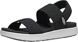 KEEN Women's Elle Backstrap Sandal, Black, 7 Medium US