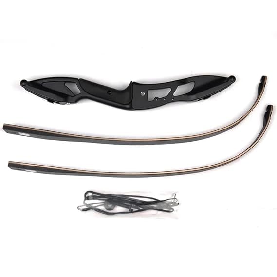 Nema-Right Hand Archery Recurve Bow - 55 lbs - Black 1