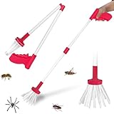 Spinnenfänger Extra Lang,Handgehaltener Spinnenfänger,Spider Catcher,Spinnenfänger mit Langem Griff,Insektenfänger,Geeignet zum Sicheren Fangen und Freilassen von Insekten wie Spinnen