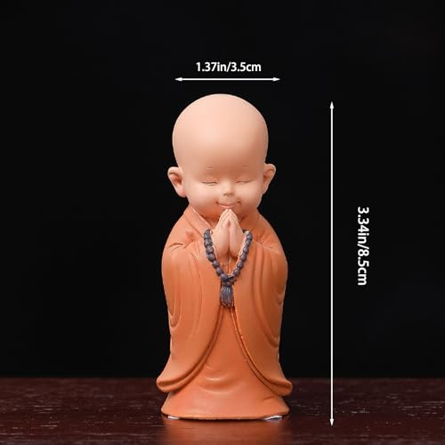 Set de 3 Figuras de Buda Risueño de Resina miniatura 2