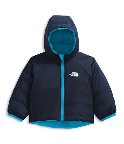 THE NORTH FACE Baby Reversible Perrito Hooded Jacket, Meridian Bl, 18 M | Winter Jacket with Performance Insulation, Water-Repellent Finish - image 4