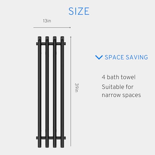 Senplus 2024-V4-BLK Heated Towel Rack, Towel Warmer thumb #2