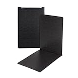 Blue Summit 10 Pressboard Report Covers with Fasteners, 11x17 Folder for Blueprints, 11 x 17 File Folder Tabloid Size Press Board Report Cover, 3” Capacity, 10 Pack, Black