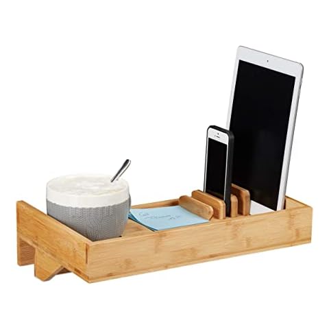 Relaxdays Bettablage, Mini-Nachttisch zum Anklemmen Cover