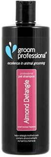 GROOM PROFESSIONAL Almond Detangle Dog Shampoo, Excellence in Animal Grooming, Removes Matts and Tangles, Dog Coat Types, Made in UK, 4 Litre