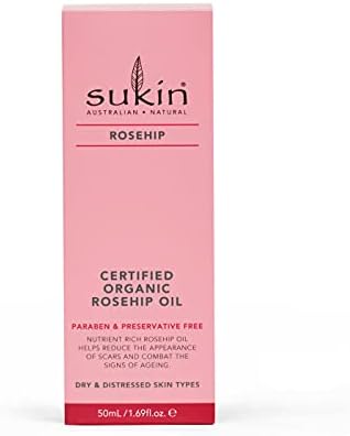 Sukin Certified Organic Rosehip Oil, 50ml