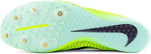 Nike Zoom Mamba V Tênis de corrida masculino Spikes, Volt-preto, 12