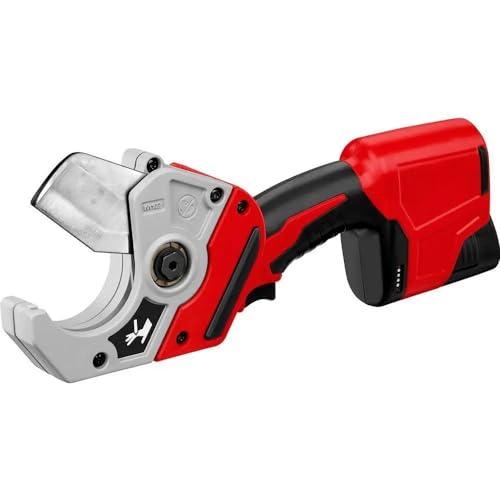 VQDHTUZP 2470-20 for Milwaukee M12 12V PVC Plastic Pipe Shear M12 Cordless Pipe Shear for Fast Clean PVC Cuts up to 2 with Quick Blade Release Red black
