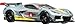 Hot Wheels Premium Car Culture Collectible Toy Car, 1:64 Scale Die-Cast Corvette C8 R, Race Day Vehicle with Real Riders Tires