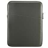 MoKo Funda Protectora, 9-11 Pulgada Funda Blanda de PU con Bolsillo Inclinado, Compatible con iPad Air 5 10.9‘’ 2022, iPad 9th 8th 7th Gen 10.2, iPad Air 4 10.9, iPad Air 3 10.5, Verde Noche