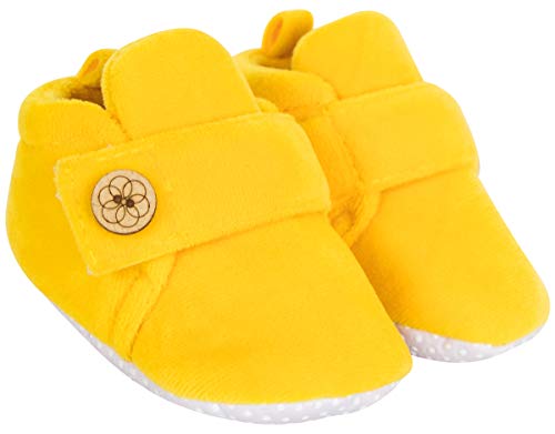 Image of Neska Moda Baby Boys & Baby Girls 6 to 12 Months Velvet Booties