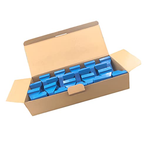 Composite Shims 20pcs Flooring Spacer Laminate Wood Flooring Tools for Plank Hardwood Floating Floor Installation Supplies Blue Tile Spacers
