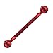 NovelGoal Aluminum Underwater Dual Ball Joint Arm Extender Extension Arm Mount for Hero 13 and Hero All Action Diving Light Camera (Red,7 Inch)