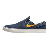 Nike SB Janoski+ Slip Skate Shoes (FN5893-401, Thunder Blue/Thunder Blue/Sail/Sundial) Size 10.5