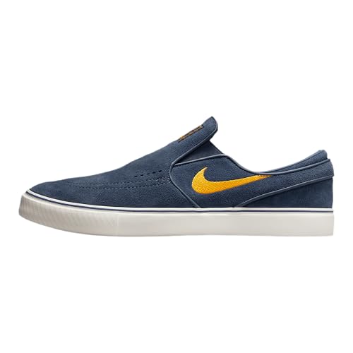 Nike SB Janoski+ Slip Skate Shoes (FN5893-401, Thunder Blue/Thunder Blue/Sail/Sundial)