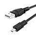 REPLACEMENT USB CABLE FOR SONY CYBERSHOT DSC-W800/ DSC-W810 DIGITAL CAMERA USB CABLE/BATTERY CHARGER (Black)