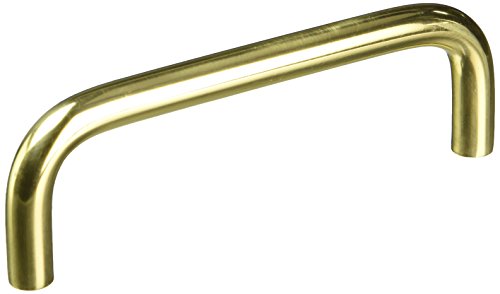 Deltana PW350U3 3 1/2-Inch Center to Center Solid Brass Wire Pull