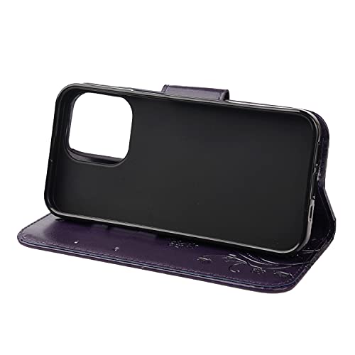 Capa carteira para iPhone 13 Mini, capa durável para iPhone 13 Mini 5,4 polegadas, capa magnética de