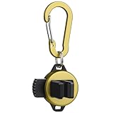 Tragbarer Angelrutenhalter Clip mit Karabiner, rot und schwarz, tragbare Stangenclips zum Fliegenfischen
