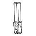 ACE GLASS 5420-05 Series Stopper, 7/12 Size
