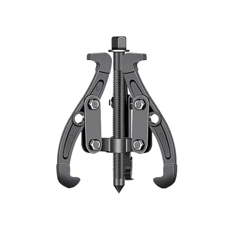 Extractor de rodamientos ajustable de 2 mandíbulas y 3 mandíbulas, extractor de engranajes de acero al carbono para una extracción eficiente de rodamientos pequeños (4 pulgadas), rendimiento estable