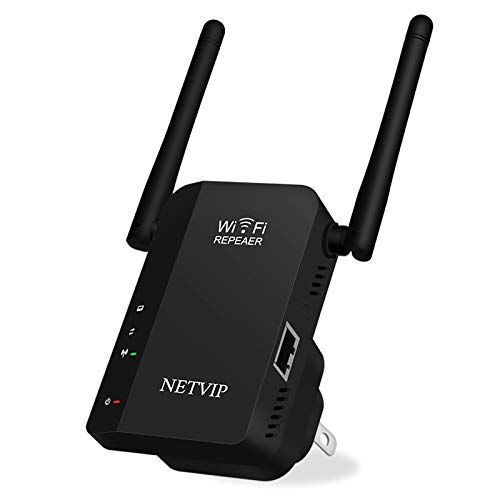300Mbps WiFi Range Extender Internet Signal Booster Dual External Antenna Deliver Stable/High Speed Signal, Support Access Point/Repeater Mode, Easy Set Up Comply with 802.11 b/g/n for Any Router