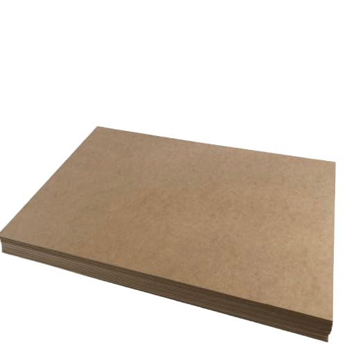 Trustleaf 3mm Sheets of Value MDF 400mm x 600mm - SECONDS - Approx 16" x 24" - Pack of 10