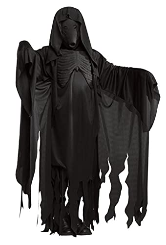 Rubie's Official Harry Potter Adult's Dementor Mask and Robe Costume - Standard Size, STD, Black