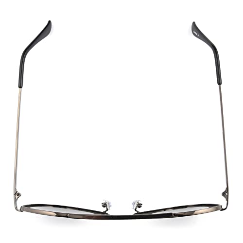 Foster Grant mens Oliver Polarized for Digital Sunglasses Sunglasses, Gun Metal and Black, 59mm US4