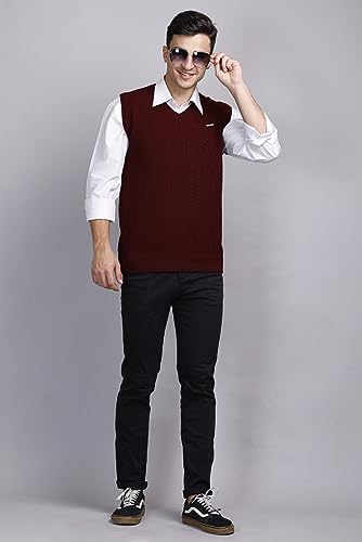 Image of GODFREY Half Sweater for Man Winter Pullover - Sleeveless Men Sweaters