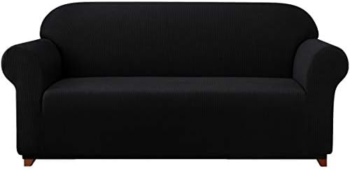 subrtex 1-Piece Stretch Sofa Cover Spandex Jacquard Fabric Slipcovers for Couch, Armchair, Machine Washabl Furniture Protector (Sofa, Teal)