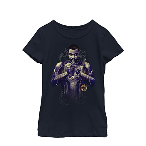 T-shirt violet Marvel Phastos pour filles en coton confortable