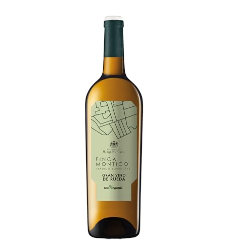Marqués de Riscal - Finca Montico Gran Vino de Rueda, Denominación de Origen Rueda, Vino Blanco Verdejo, 100% Organic con certificación ecológica - Botella individual 750 ml