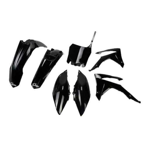 Kit plastique UFO noir pour moto Honda CRF 250R 2014 à 2017