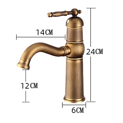 Robinet de lavabo de salle de bain pour vasque rétro - 5