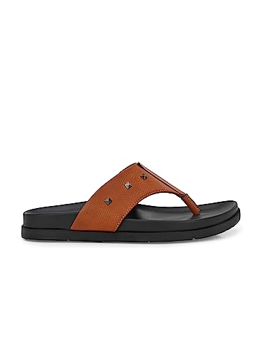 Image of San Frissco Men's Sandal with Cushioned Footbed /Ultra Soft Lightweight Durable Chappal with Bounce Back Upper Material /Festive Ethnic Wedding Slip on Slippers for Men