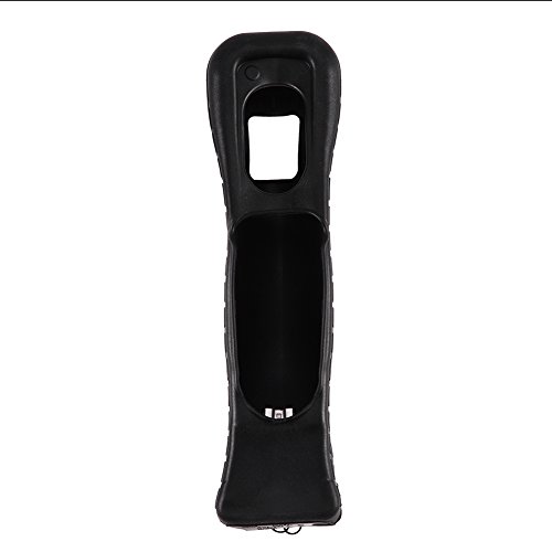 Motion Plus MotionPlus-Sensoradapter und Silikon-Hülle für Remote Controller(schwarz)