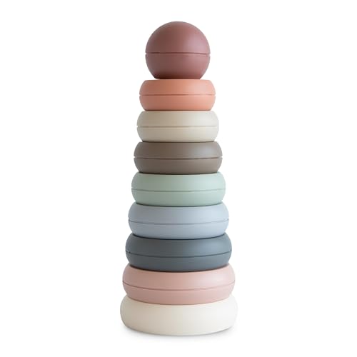 Image of mushie Stacking Rings Toy | Made in Denmark (Original)