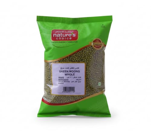 Natures Choice Green Moong Whole 500 gm