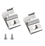 Belt Clips for Dewalt, 2pcs 304 Stainless Steel Drill Tool Clips with Screws for Dewalt N268241 N086039 Fit for 20V Power Tools Compatible with DCD980 DCD985 DCD980L2 DCD985L2