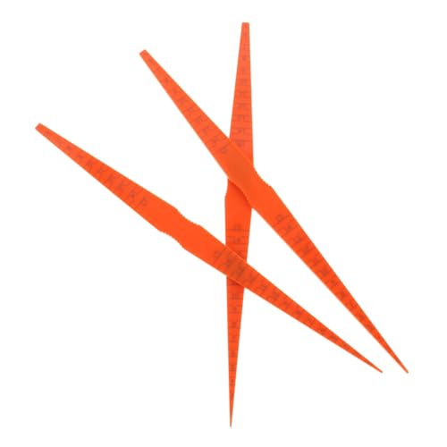 BELLIFFY 3pcs Body Measurement Tools Width Measuring Tool Taper Gauge Valve Thickness Gauge Flatness Measuring Tool Car Gap Taper Feeler Gauge Filler Gauge Automotive Door Gap Gauge