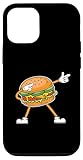 Funny Hamburger Dab Cheeseburger Lover Case for iPhone 12/12 Pro